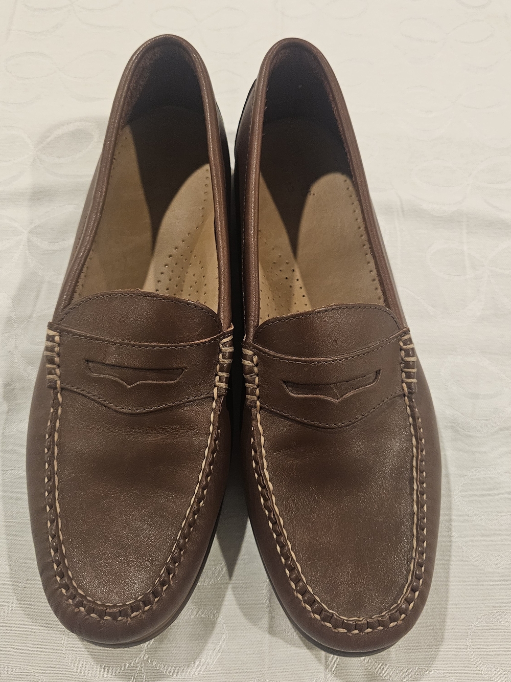 Weejuns G.H Bass & Co Brown Leather Penny Loafers Size 10